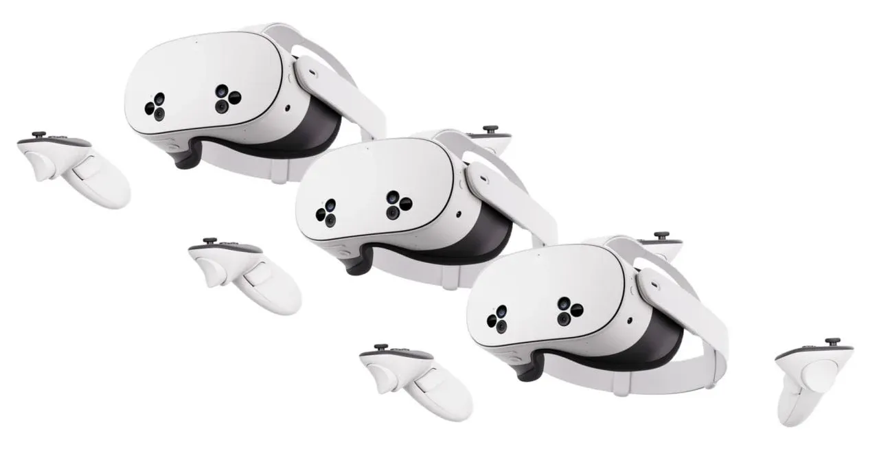 Set van 3 VR brillen