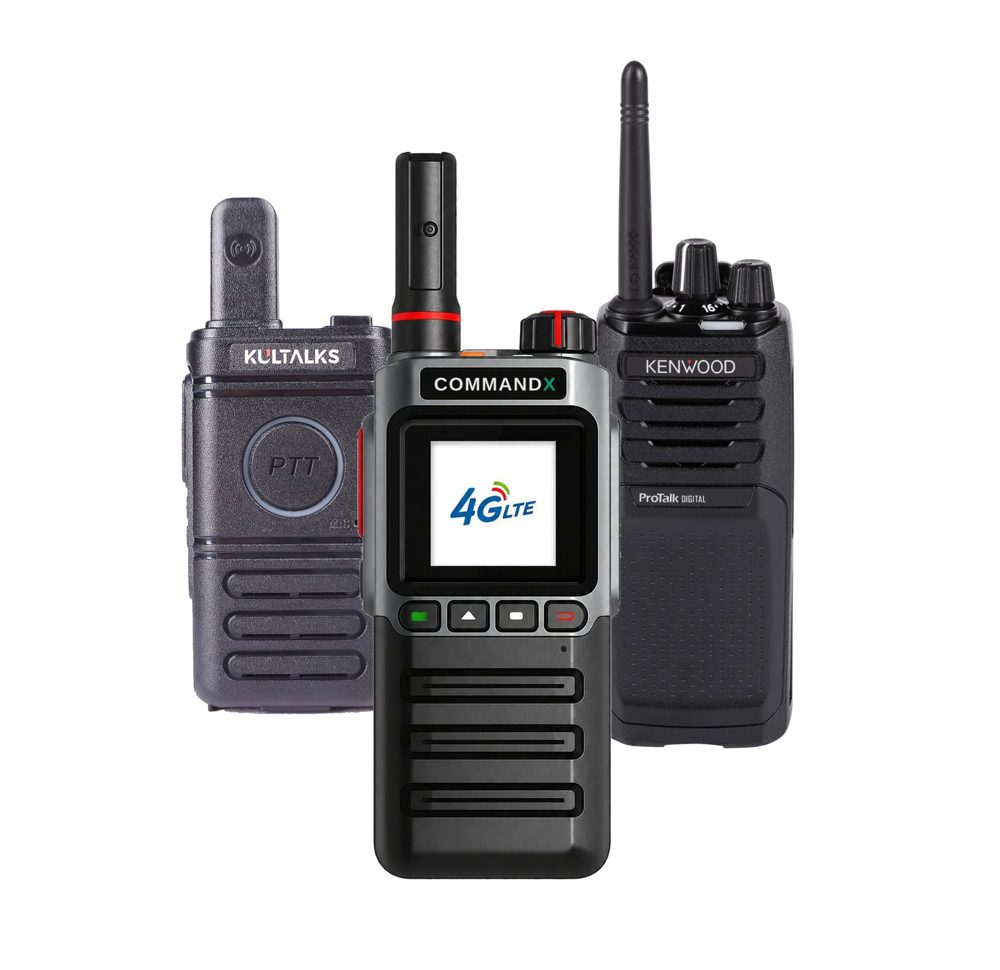 CommandX, Kenwood en Kultalks portofoons die je kunt huren