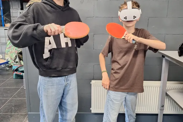 Actief sporten met een VR-bril