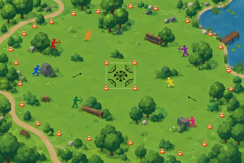 Archery tag huren regels een plaatje van de fortnite of hunger games spelregels